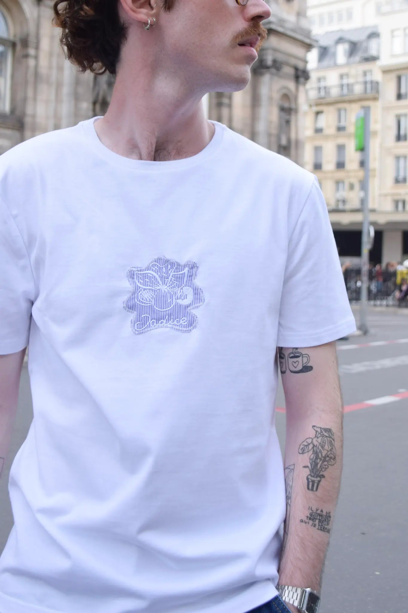 TSHIRT DOUBLE FLEUR