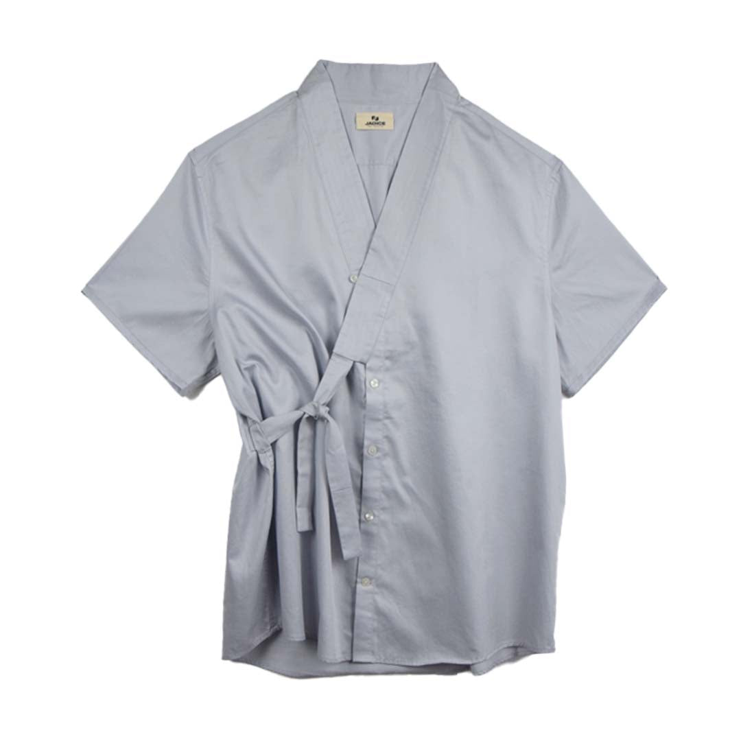 CHEMISE PAULUS - BLEU CLAIR BRODÉE