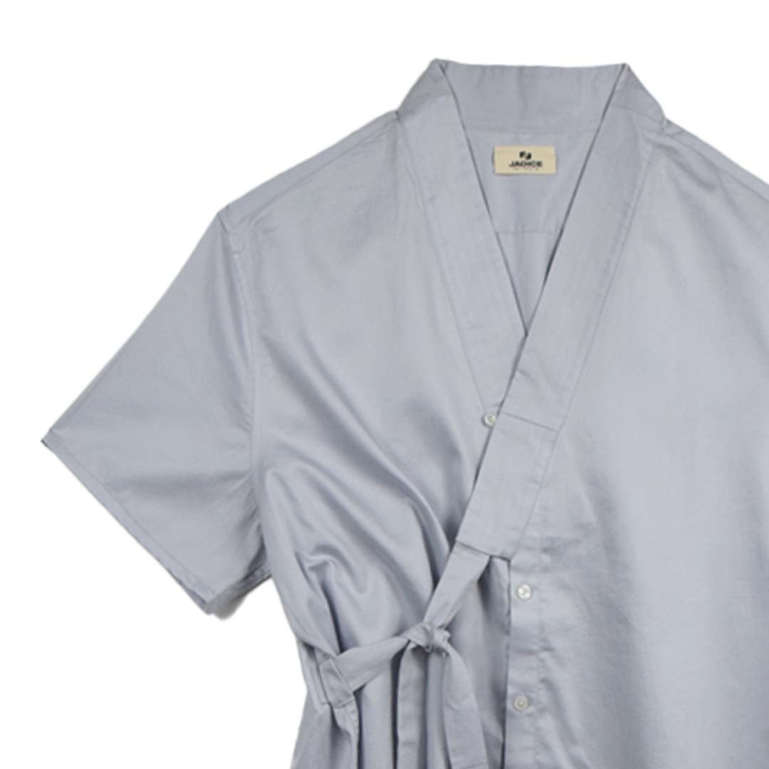 CHEMISE PAULUS - BLEU CLAIR BRODÉE