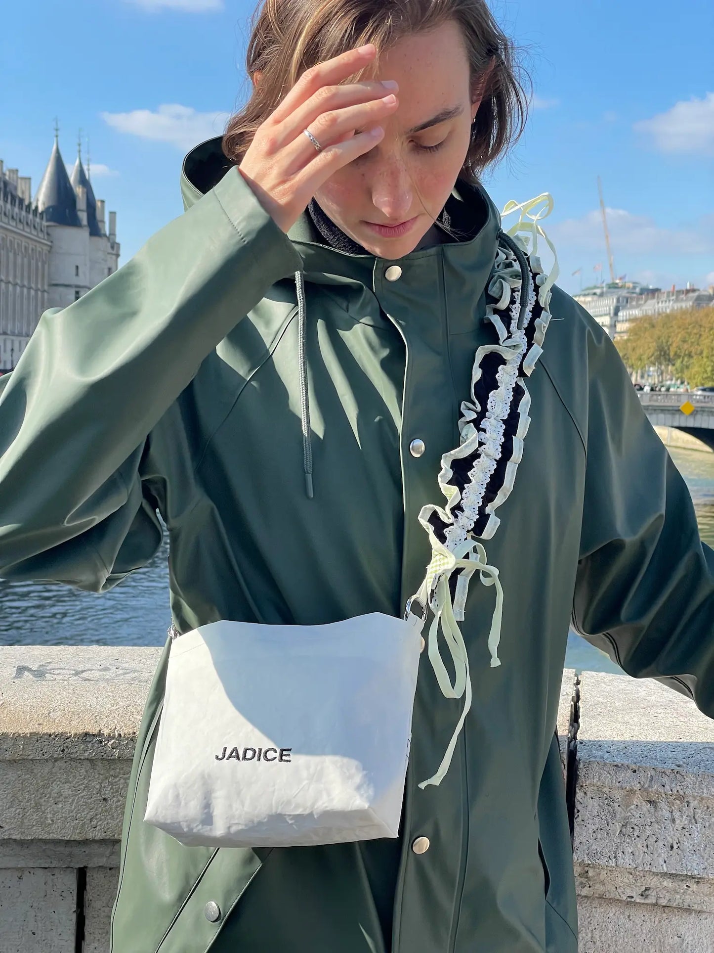 SAC ZEPHYR VOILE - ANSE FROUFROU NOIRE ET BEIGE