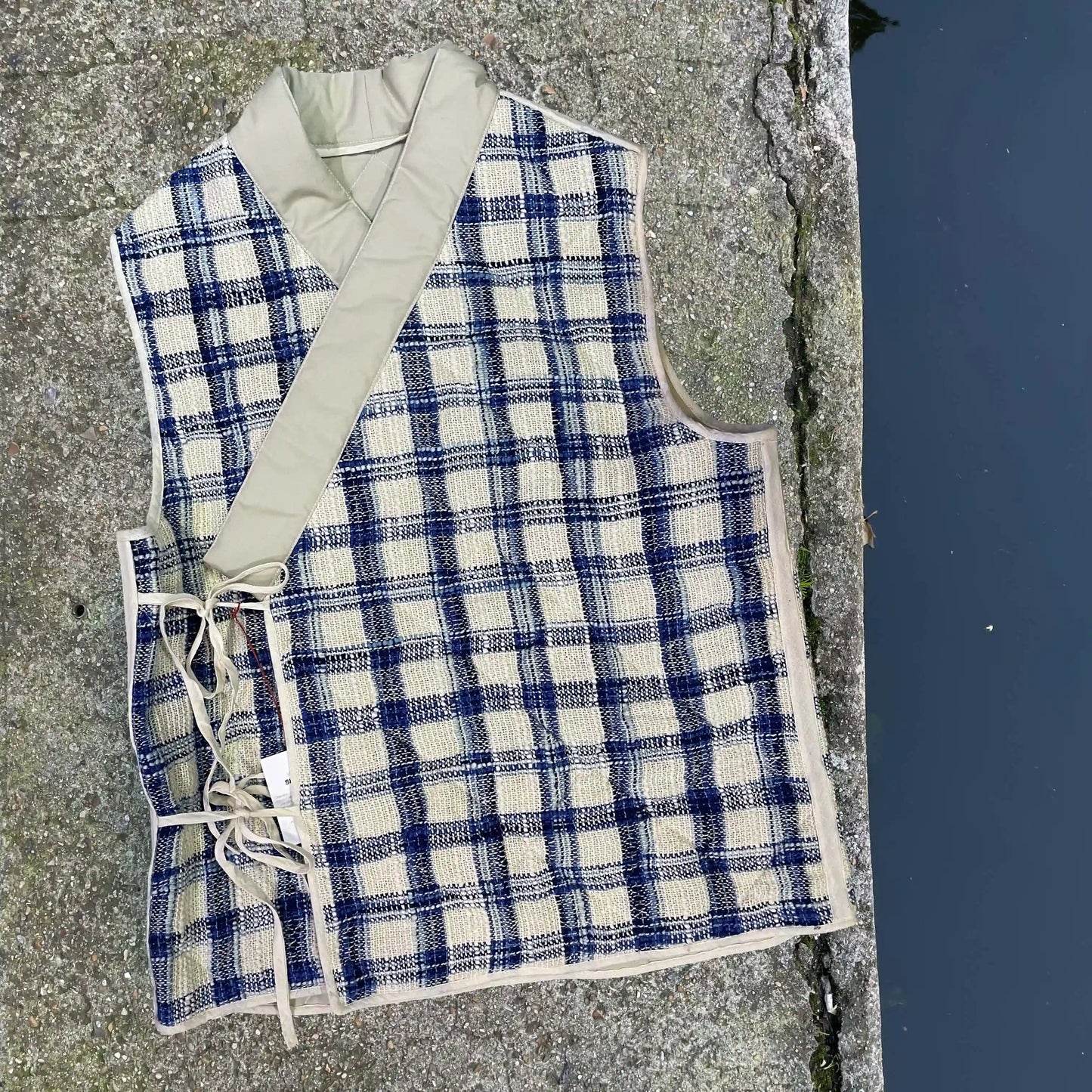 SHANTI JACKET - BLUE TWEED