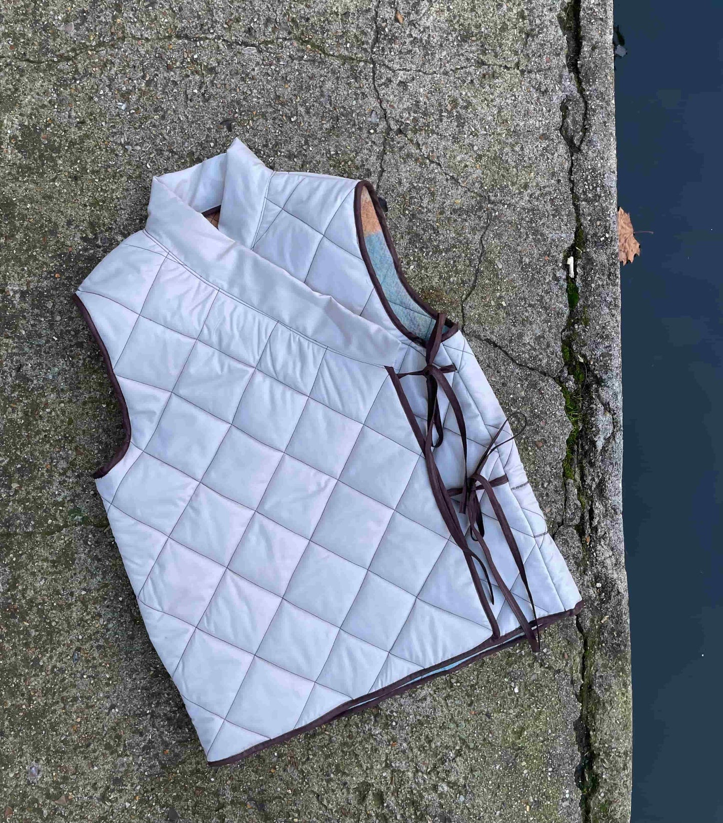 SHANTI JACKET - ORANGE AND BLUE
