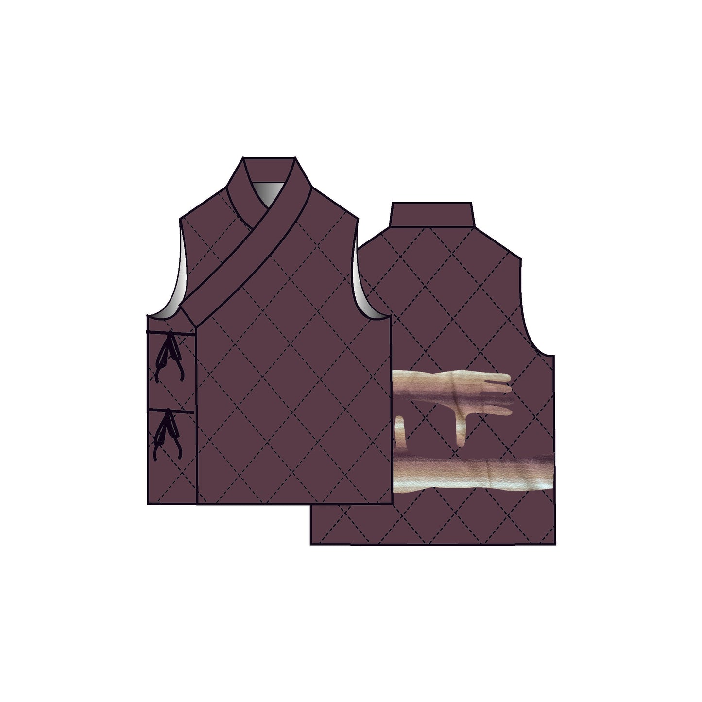 VESTE SHANTI - RAYÉE - Précommande