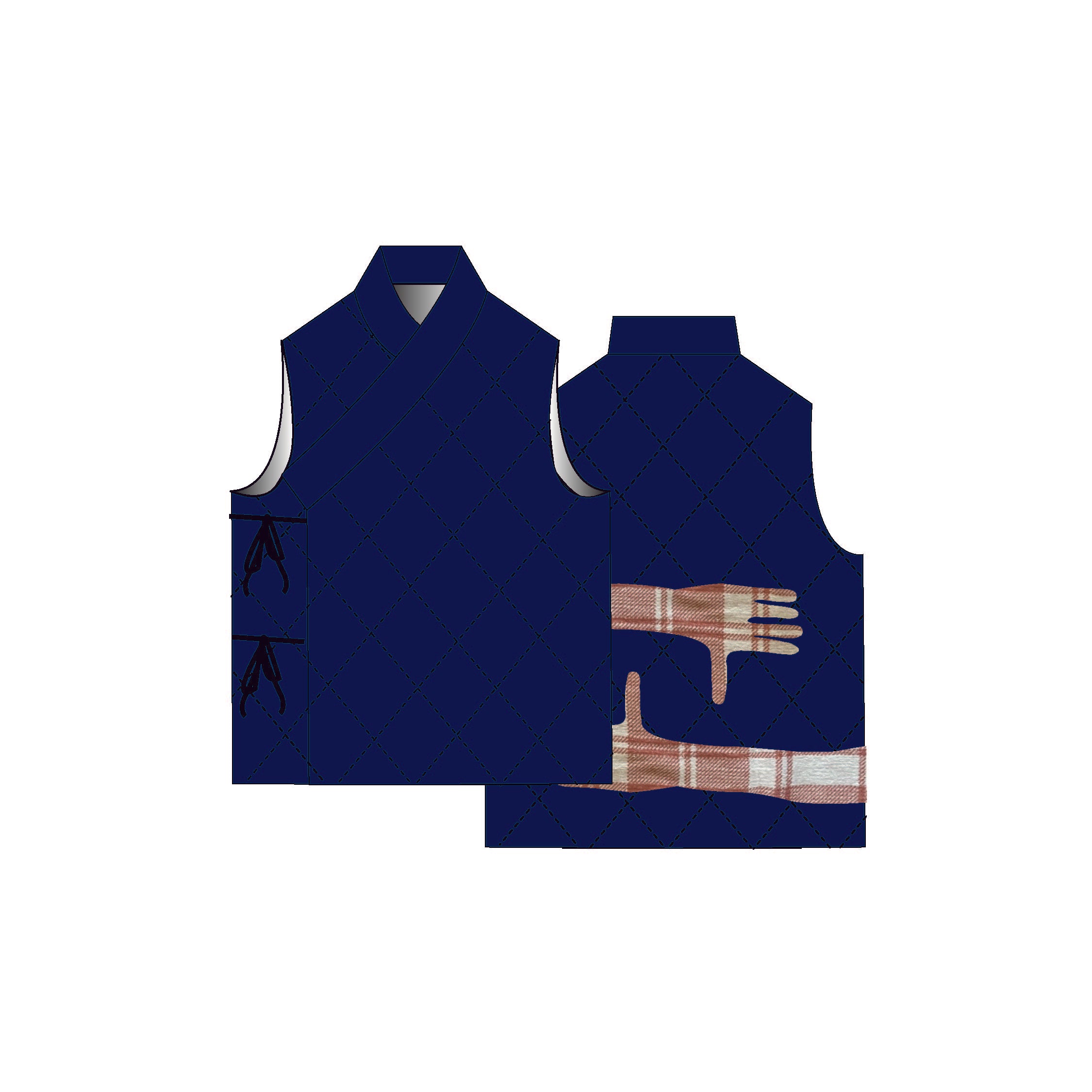 VESTE SHANTI - CARREAUX - Précommande