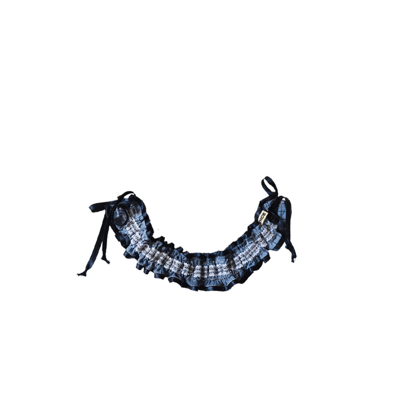 FROUFROU HANDLE - BLUE AND GOLD