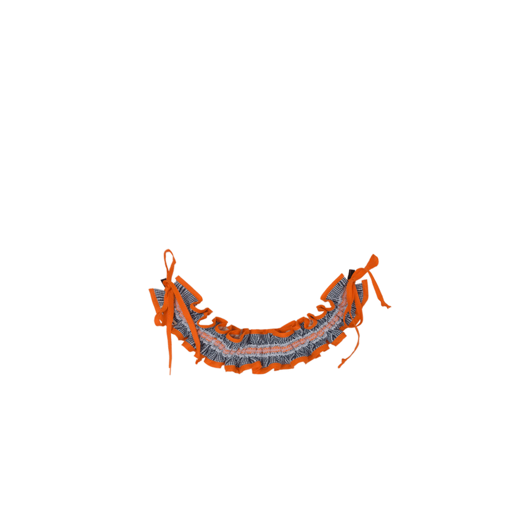 FROUFROU HANDLE - BLUE AND ORANGE