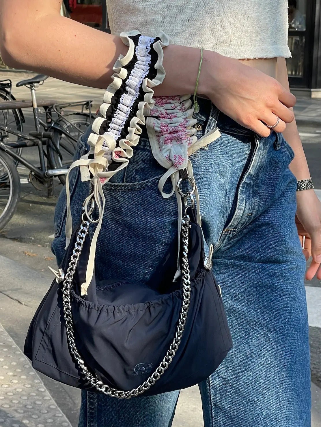 ANSE FROUFROU - NOIR ET BEIGE