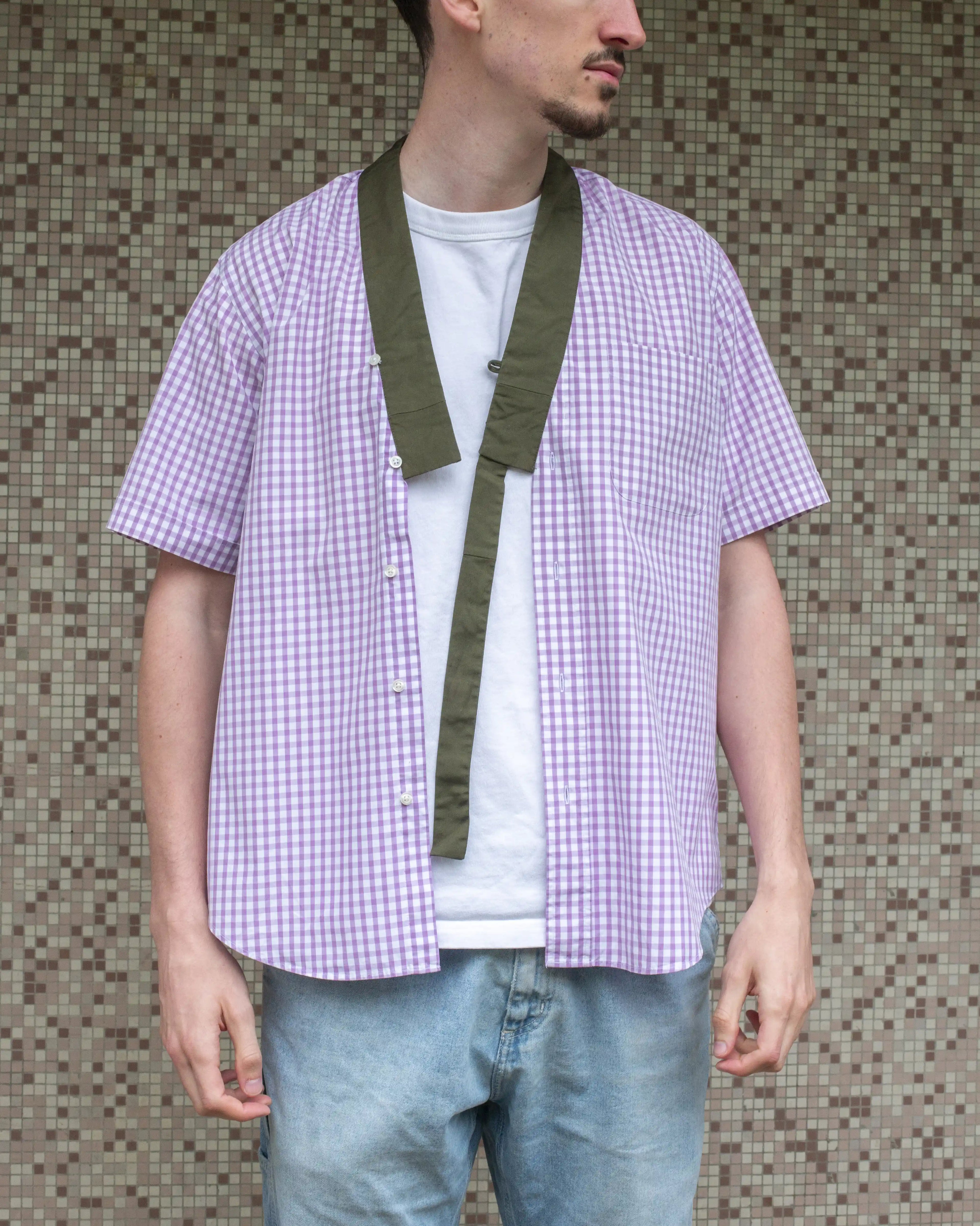CHEMISE PAULUS - CARREAUX LILAS