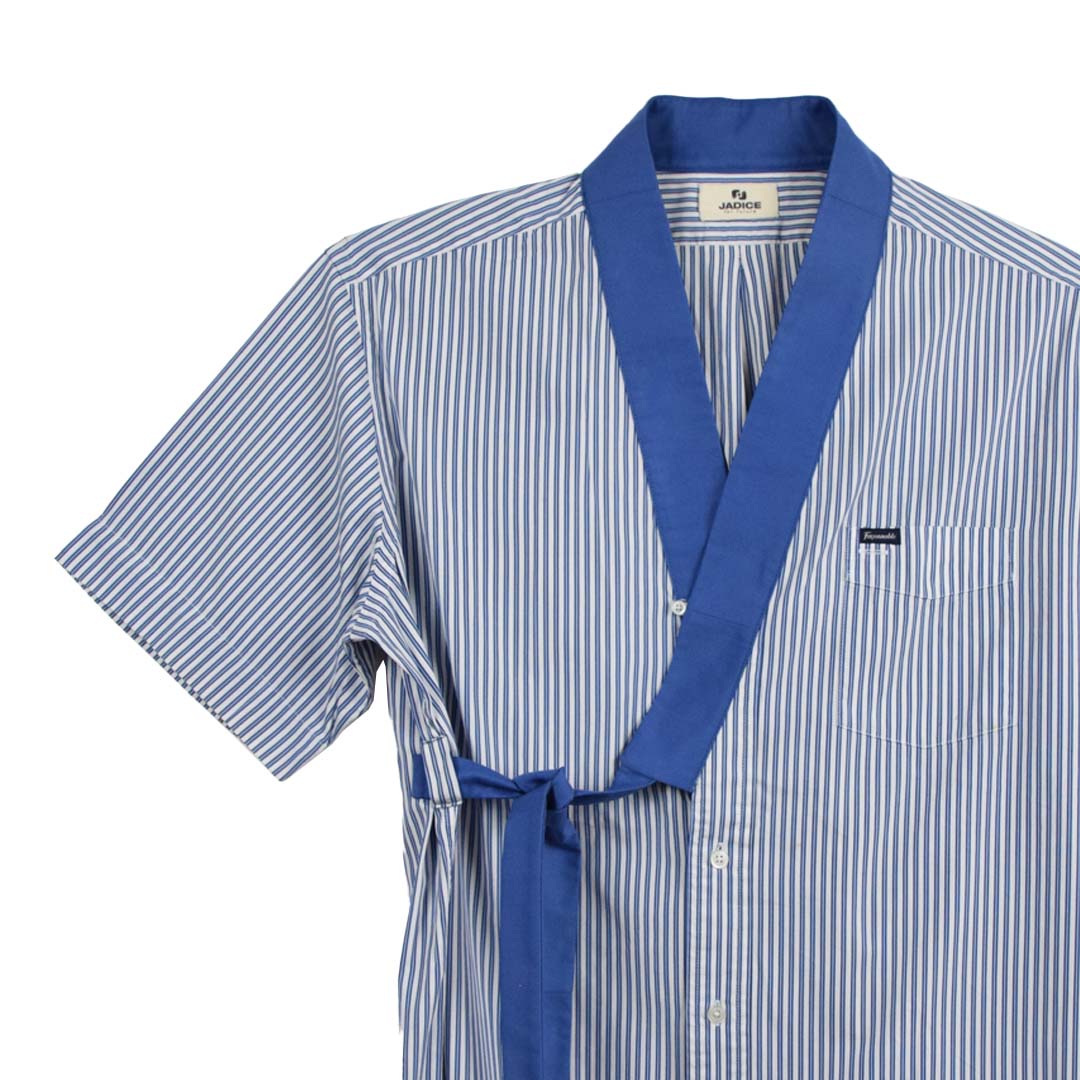 CHEMISE PAULUS - RAYEE BLEUE