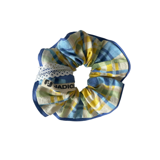 CHOUCHOU - CARREAUX BLEU ET JAUNE