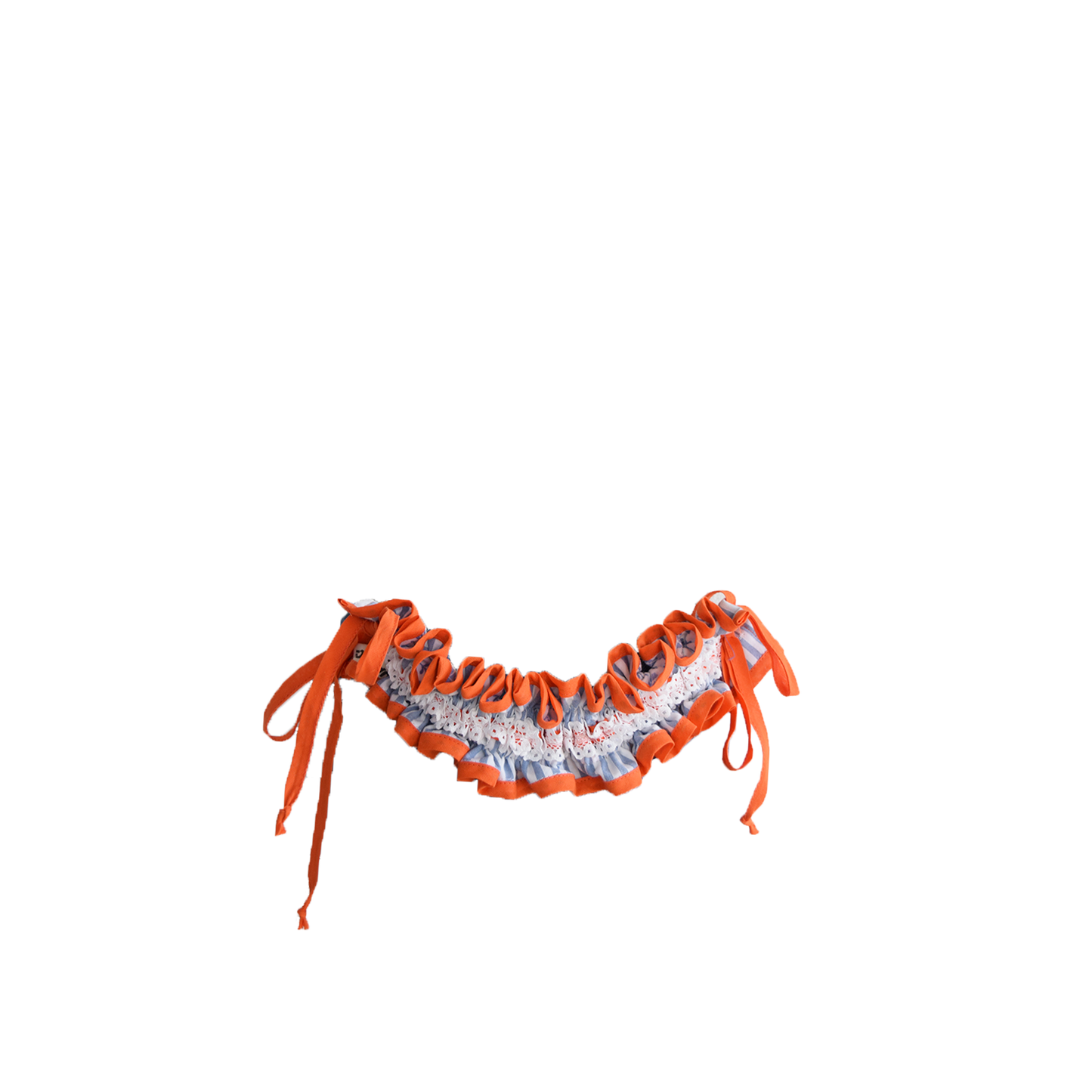 FROUFROU HANDLE - BLUE AND ORANGE