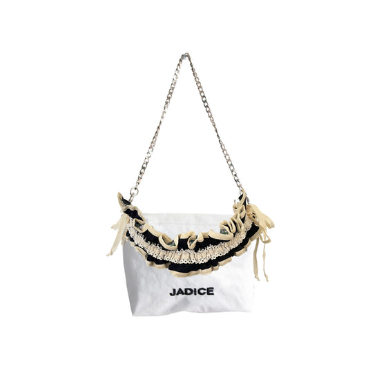 SAC ZEPHYR VOILE - ANSE FROUFROU NOIRE ET BEIGE