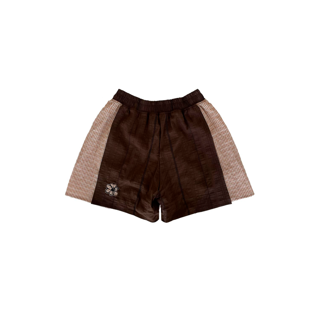 YUBI SHORTS - BLUE AND WHITE STRIPED