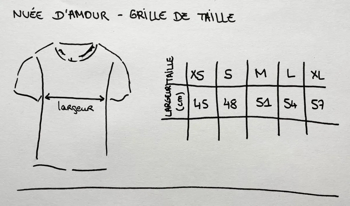 T - SHIRT - NUEE D'AMOUR - BLANC - Jadice