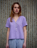 TOP ALONG UPCYCLÉ - LILAS - Jadice