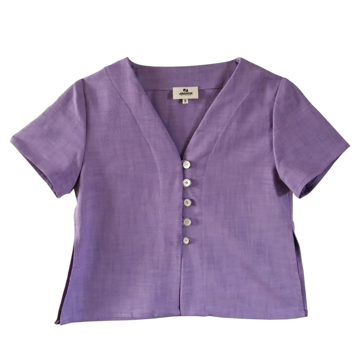 TOP ALONG UPCYCLÉ - LILAS - Jadice