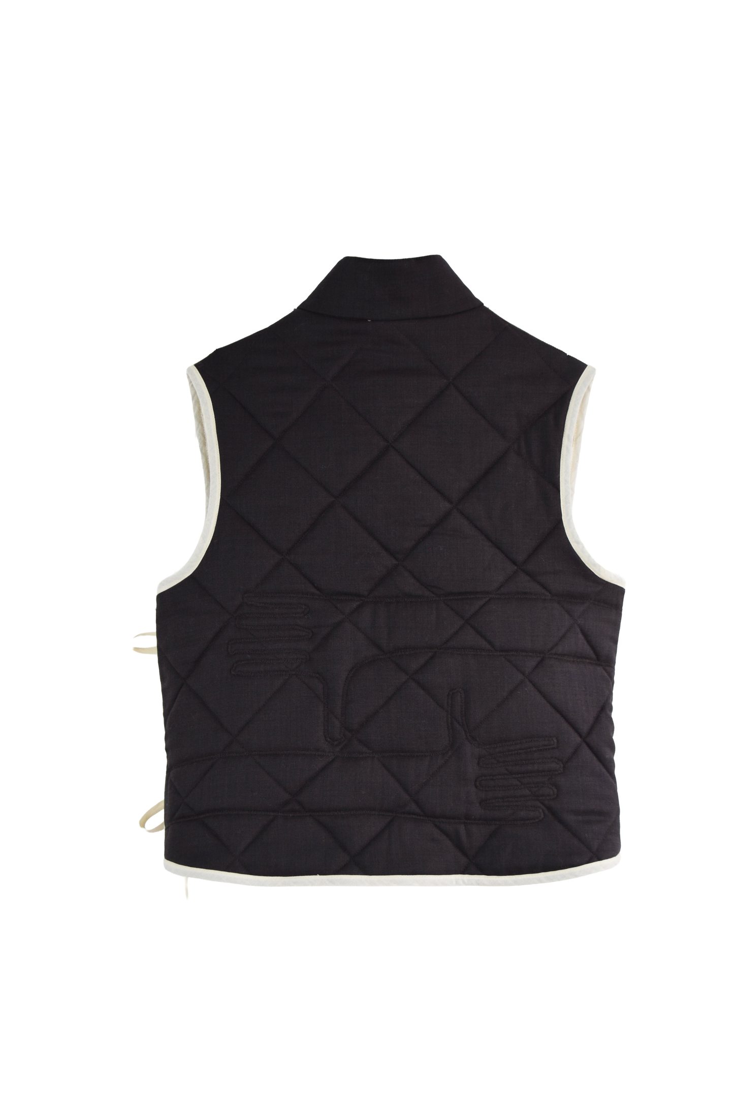 VESTE SHANTI - FLEURIE BEIGE ET MARRON