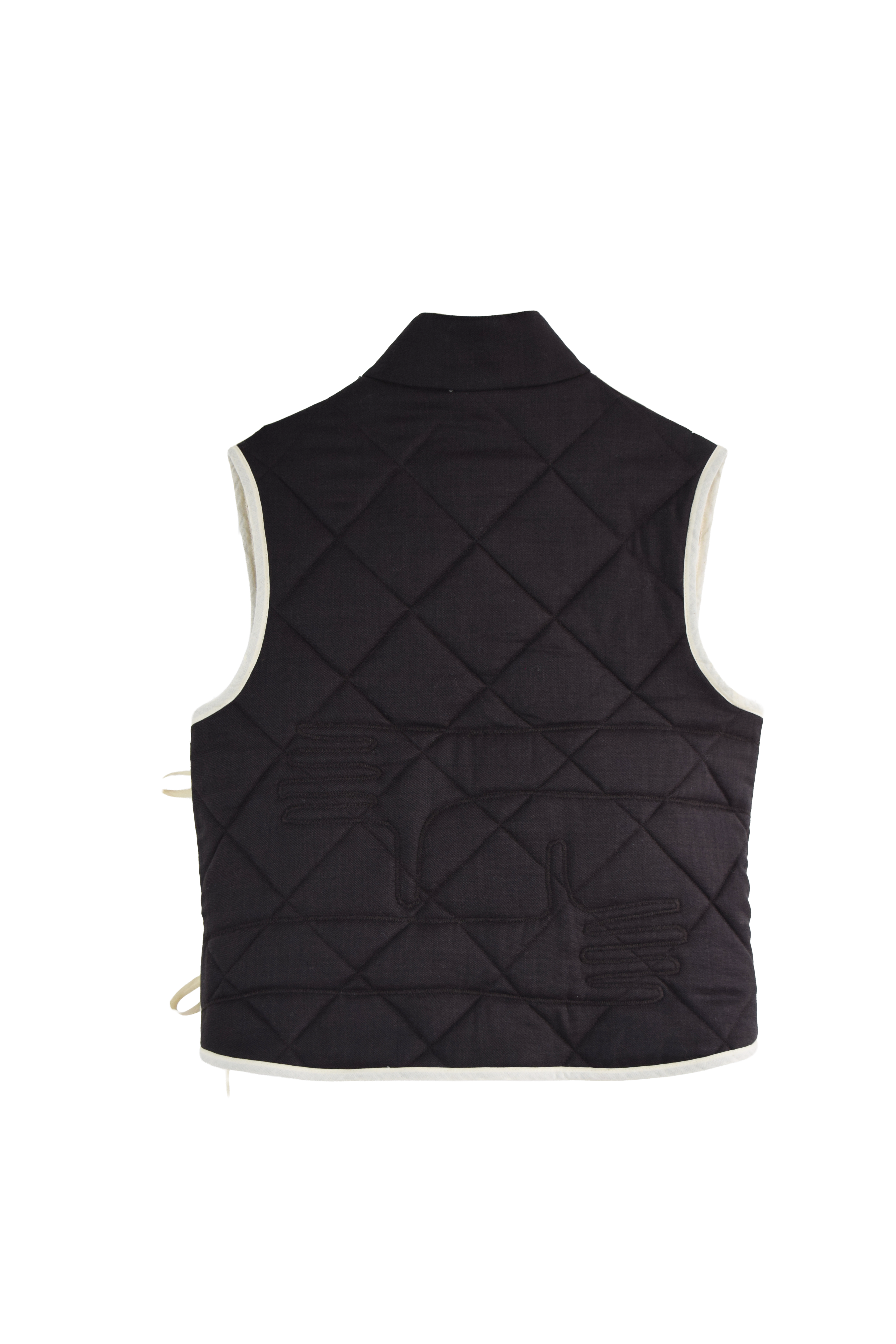 VESTE SHANTI - FLEURIE BEIGE ET MARRON