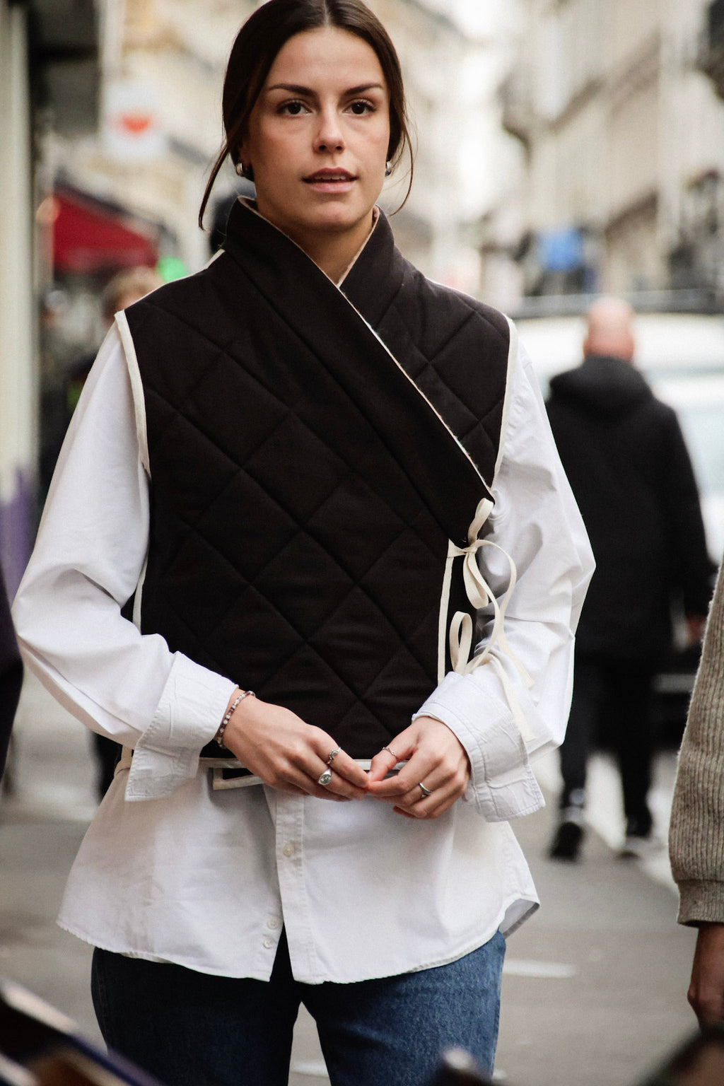 VESTE SHANTI - MARRON