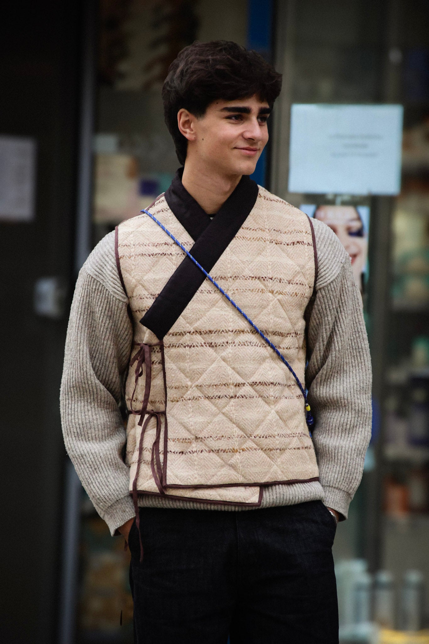 VESTE SHANTI - MARRON