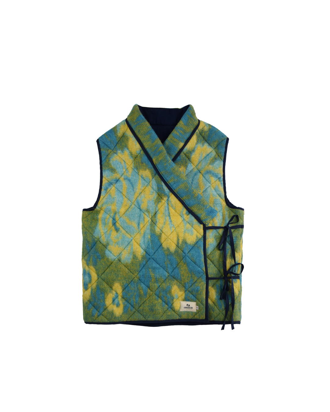 VESTE SHANTI - FLEURIE VERTE ET BLEUE